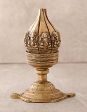 Load image into Gallery viewer, Blooming Lotus Ganesh Incense Cone Holder
