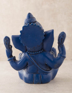 Blue Ganesh Prosperity Statue