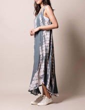 Load image into Gallery viewer, Boho Breeze Tie-Dye Dress - Grey Mist
