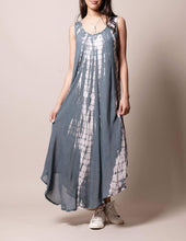 Load image into Gallery viewer, Boho Breeze Tie-Dye Dress - Grey Mist
