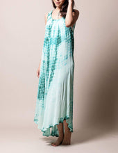 Load image into Gallery viewer, Boho Breeze Tie-Dye Dress - New Jade
