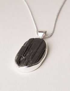 Brazilian Black Tourmaline Pendant