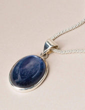 Load image into Gallery viewer, Brazilian Blue Kyanite Pendant
