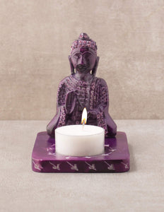 Buddha Stone Candle Holder