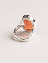 Load image into Gallery viewer, Carnelian Gemstone Ring - Adjustable
