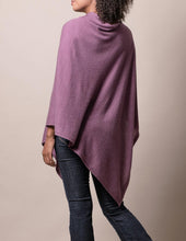 Load image into Gallery viewer, Cashmere &amp; Wool Poncho - Lilac
