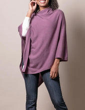 Load image into Gallery viewer, Cashmere &amp; Wool Poncho - Lilac
