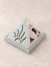 Load image into Gallery viewer, Celestial Pyramid Cone Incense Burner
