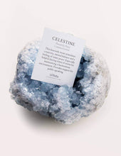 Load image into Gallery viewer, Celestine Crystal Geode - One of a Kind
