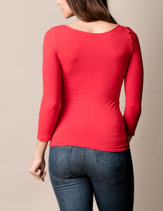 Control Fit Scoop Neck Tee