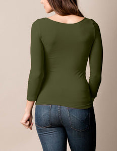 Control Fit Scoop Neck Tee