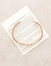 Load image into Gallery viewer, Fair Trade Copper Healing Bangle
