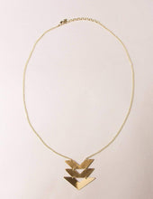 Load image into Gallery viewer, Fair Trade Golden Arrows Necklace
