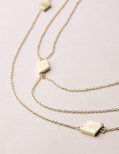 Load image into Gallery viewer, Fair Trade Multi Strand Brass Necklace
