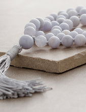 Load image into Gallery viewer, High-Energy Blue Lace Agate Mala

