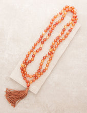 Load image into Gallery viewer, High-Energy Orange Agate Mala
