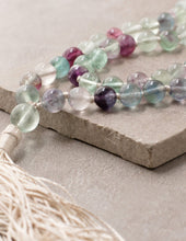 Load image into Gallery viewer, High-Energy Rainbow Fluorite Mala

