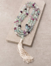 Load image into Gallery viewer, High-Energy Rainbow Fluorite Mala
