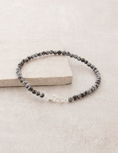 Load image into Gallery viewer, High-Energy Snowflake Obsidian Anklet
