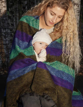 Load image into Gallery viewer, Himalayan Yak Wool Large Wrap - Highland Blue
