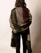 Load image into Gallery viewer, Himalayan Yak Wool Large Wrap - Woodlands
