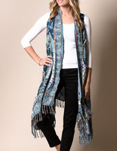 Load image into Gallery viewer, 3-in-1 Jaipur Wrap - Blue Teal
