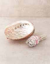Load image into Gallery viewer, Large Abalone Shell and White Sage Smudge Set

