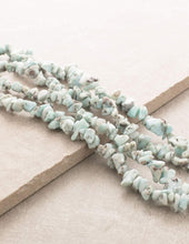 Load image into Gallery viewer, Larimar Gemstone Chip Necklace
