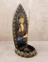 Load image into Gallery viewer, Lotus Buddha Incense Burner
