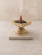 Load image into Gallery viewer, Lotus Om Oil Lamp and Burner
