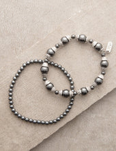 Load image into Gallery viewer, Hematite Magnetic Energy Protection Bracelet Set
