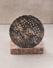 Load image into Gallery viewer, Om Stone Candle Holder
