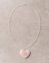 Load image into Gallery viewer, Rose Quartz Om Necklace

