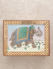 Load image into Gallery viewer, Royal Elephant Gemstone Box
