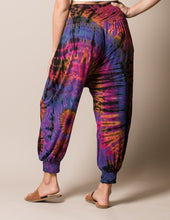 Load image into Gallery viewer, Tie-Dye Harem Pants - Purple
