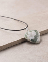 Load image into Gallery viewer, Tree Agate Heart Pendant

