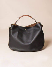 Load image into Gallery viewer, Vegan Leather 2-in-1 Fringe Tote - Black

