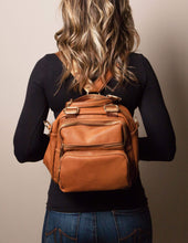 Load image into Gallery viewer, Vegan Leather 3-Way Convertible Bag
